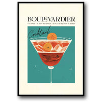 Boulevardier Cocktail | Vintage-Stil