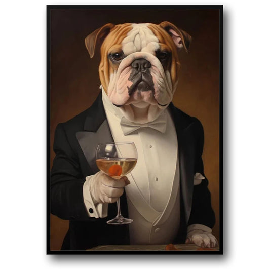 Abendsoirée | Elegante Bulldogge