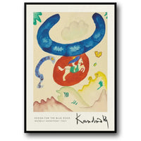 Kandinsky 1931 | Entwurf für „Der blaue Reiter“ | Vintage-Abstrakt