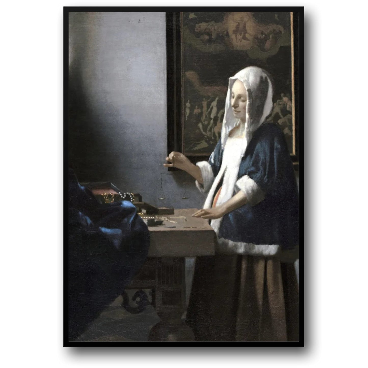Vermeer’s Vrouw met een Weegschaal | Klassieke Kunst