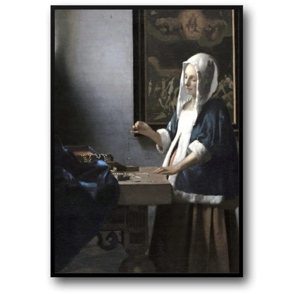 Vermeer’s Vrouw met een Weegschaal | Klassieke Kunst