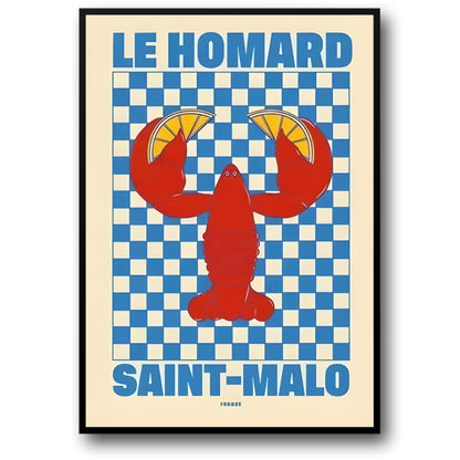 Saint-Malo Lobster | Vibrant Coastal Decor