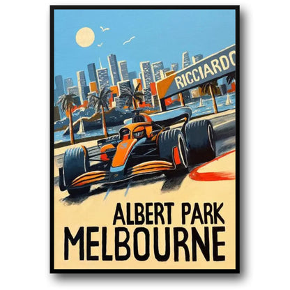 Spa Francorchamps Rennplakat | Formel 1 Track Action Print | Motorsport-Dekor | Kunst für Haus und Garten