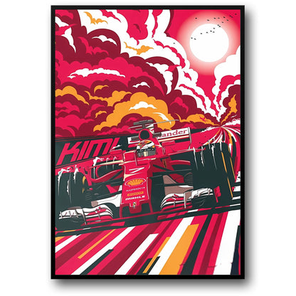 Kimi Raikkonen | Formule 1 Vector Kunst