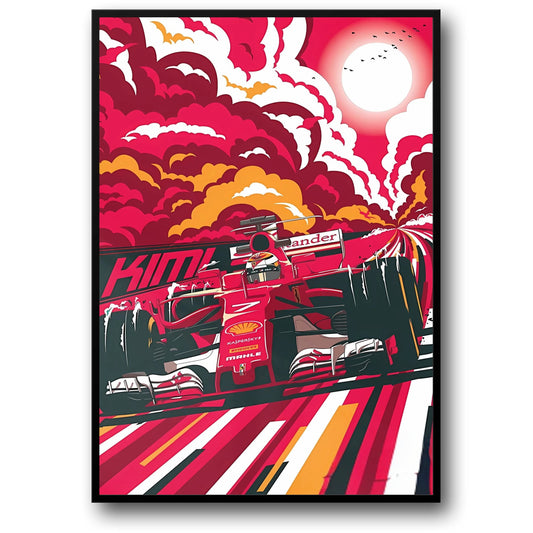 Kimi Raikkonen | Formule 1 Vector Kunst