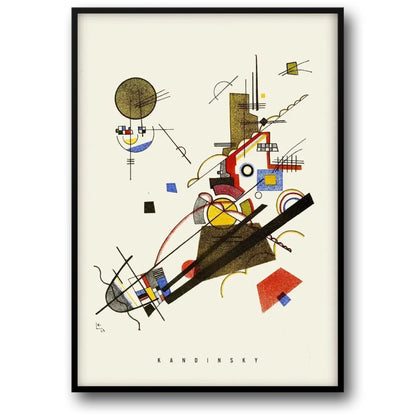 Kandinsky's Vrolijke Stijging | Levendige Abstract