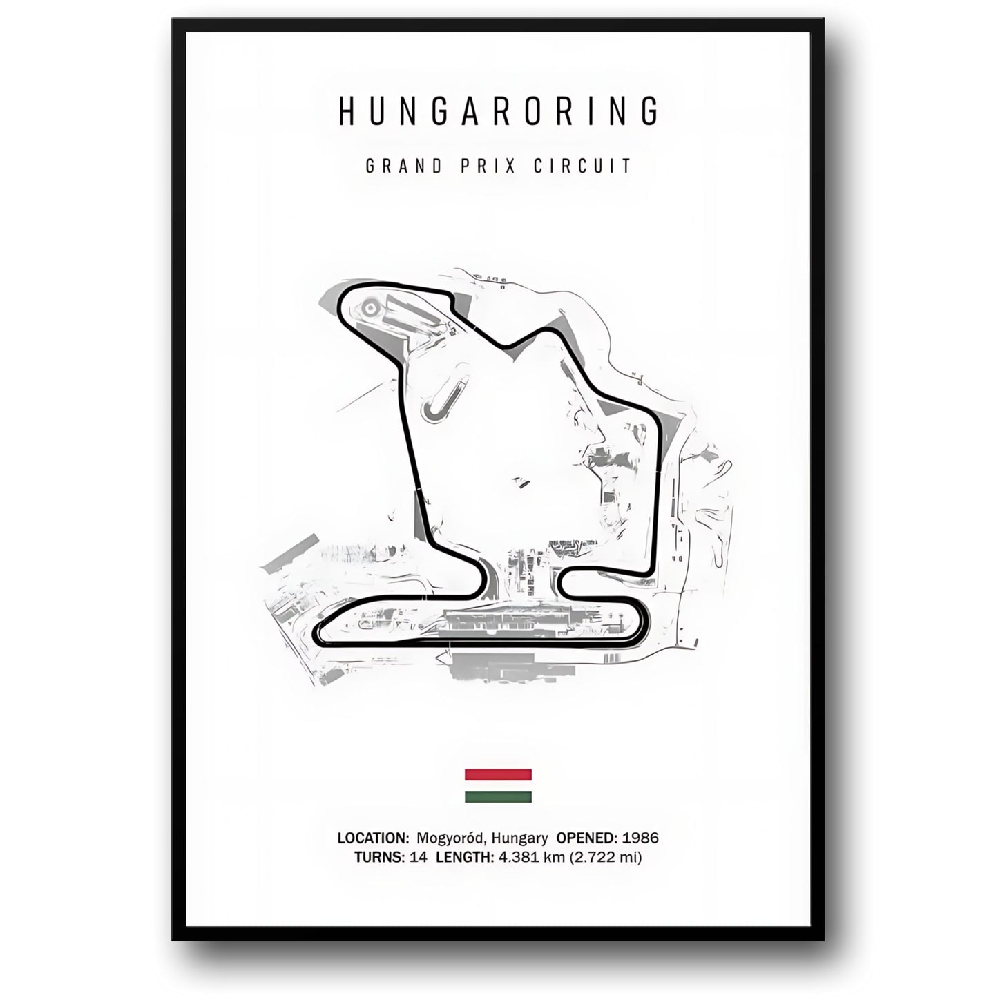 Hungaroring | F1 Streckenkarte