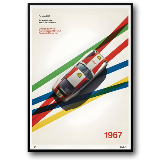 Porsche 911R | 1967 Monza Race | 50e Verjaardag