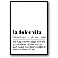 La Dolce Vita | Vintage italienische Kunst