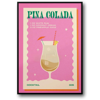 Vintage Pina Colada | Retro-Cocktailkunst
