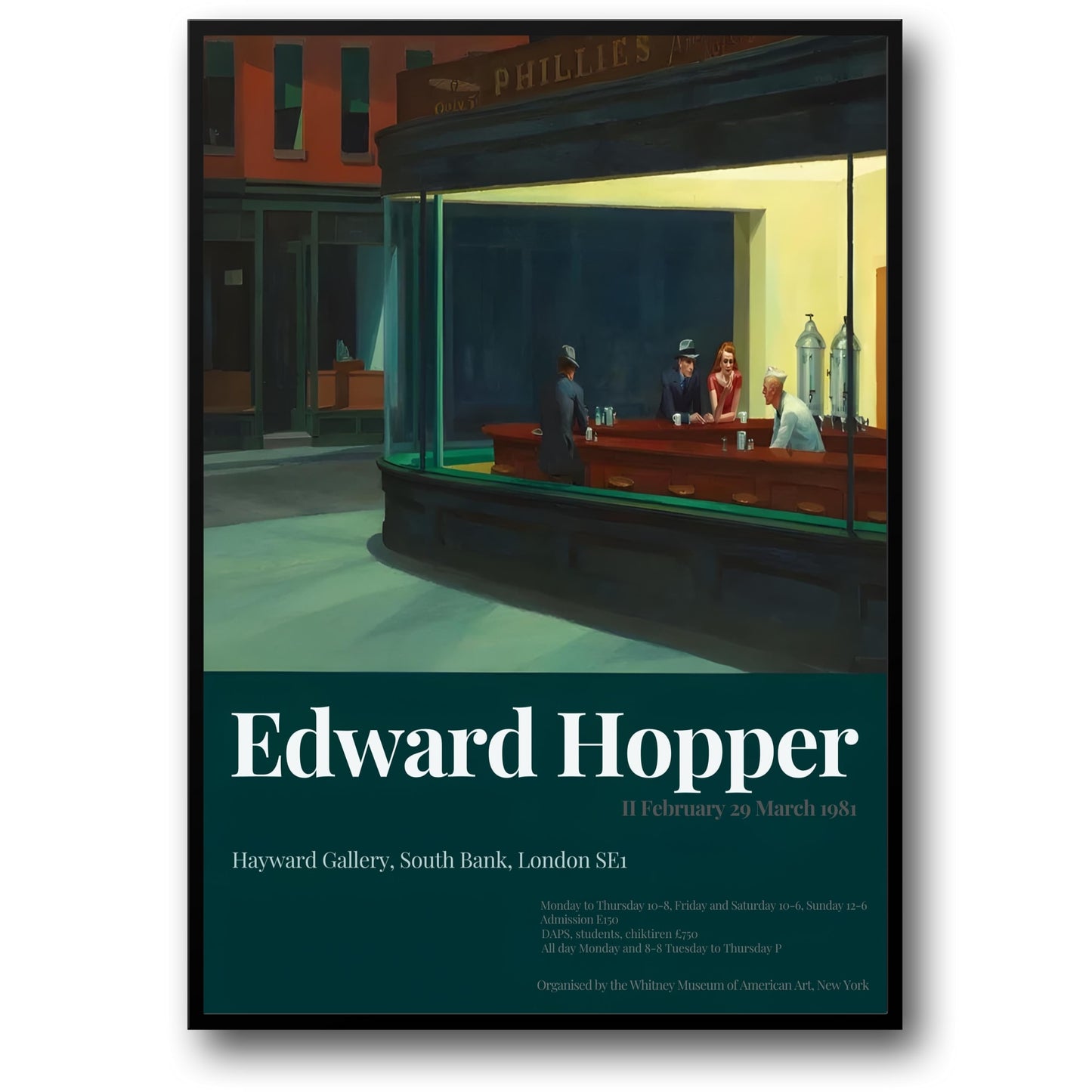 Edward Hopper | Vintage Kunst Tentoonstelling
