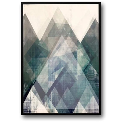 Bauhaus Gotham Geometry | City Shadows | Art Print | Abstract Architectural Poster for Modern Decor