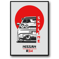 Japan Skyline R34 | Japanische Automobilkunst