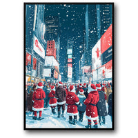 FESTIVE NIGHT IN TIMES SQUARE