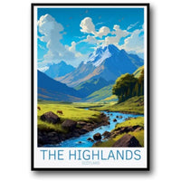 Flusslandschaft in den schottischen Highlands | Idyllische Naturlandschaft