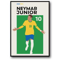 Neymar Junior | Fußballstar-Kunstwerk