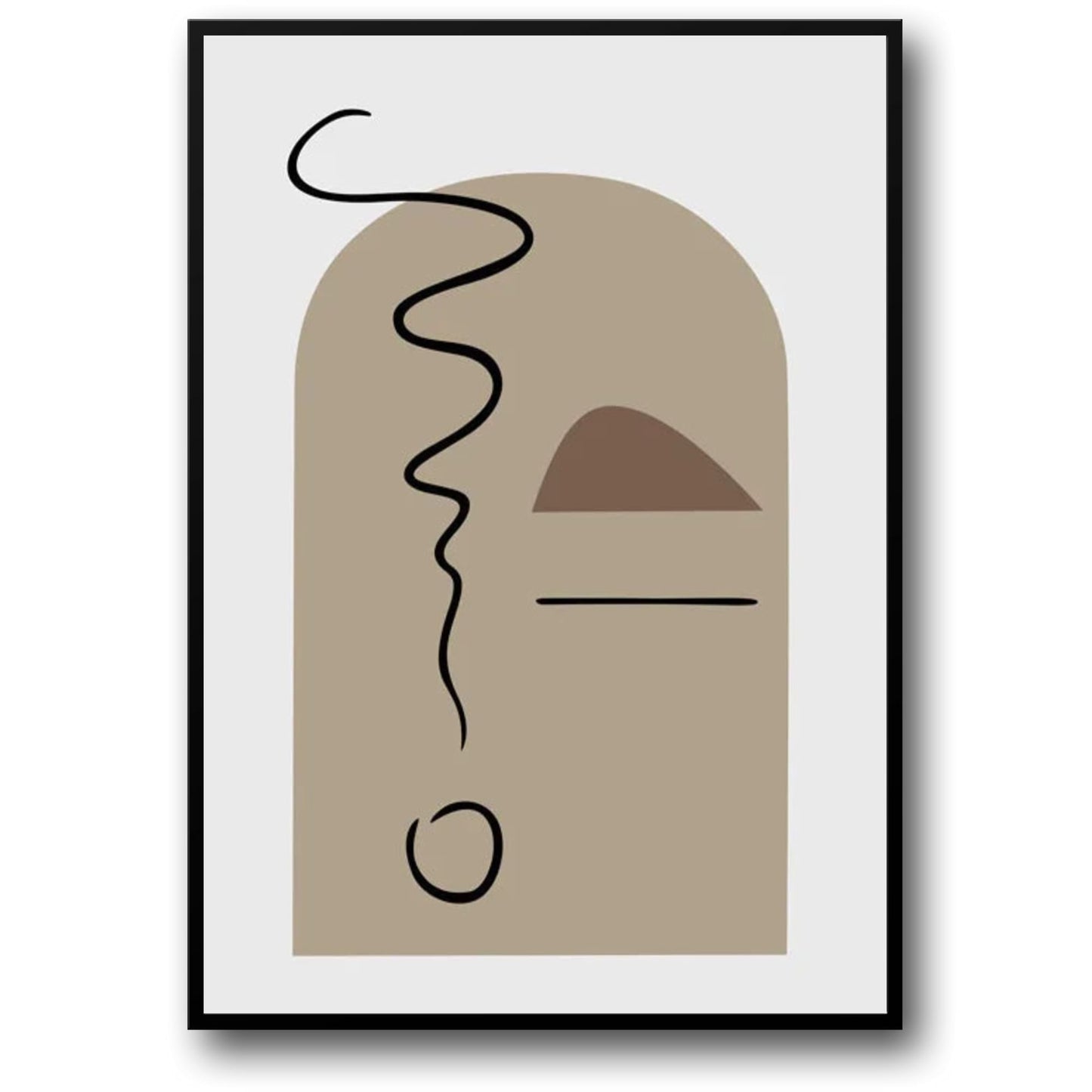 Void as Visual Poetry | Abstract Art Poster | Contemporary Home Decor | Wall Art