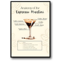 Espresso Martini Rezept | Elegante Bardekoration