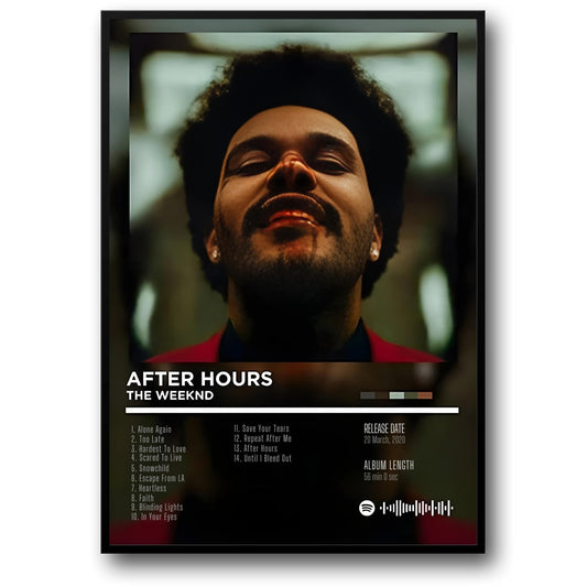 The Weeknd After Hours | Iconische Albumhoes | Hip Hop Kunst