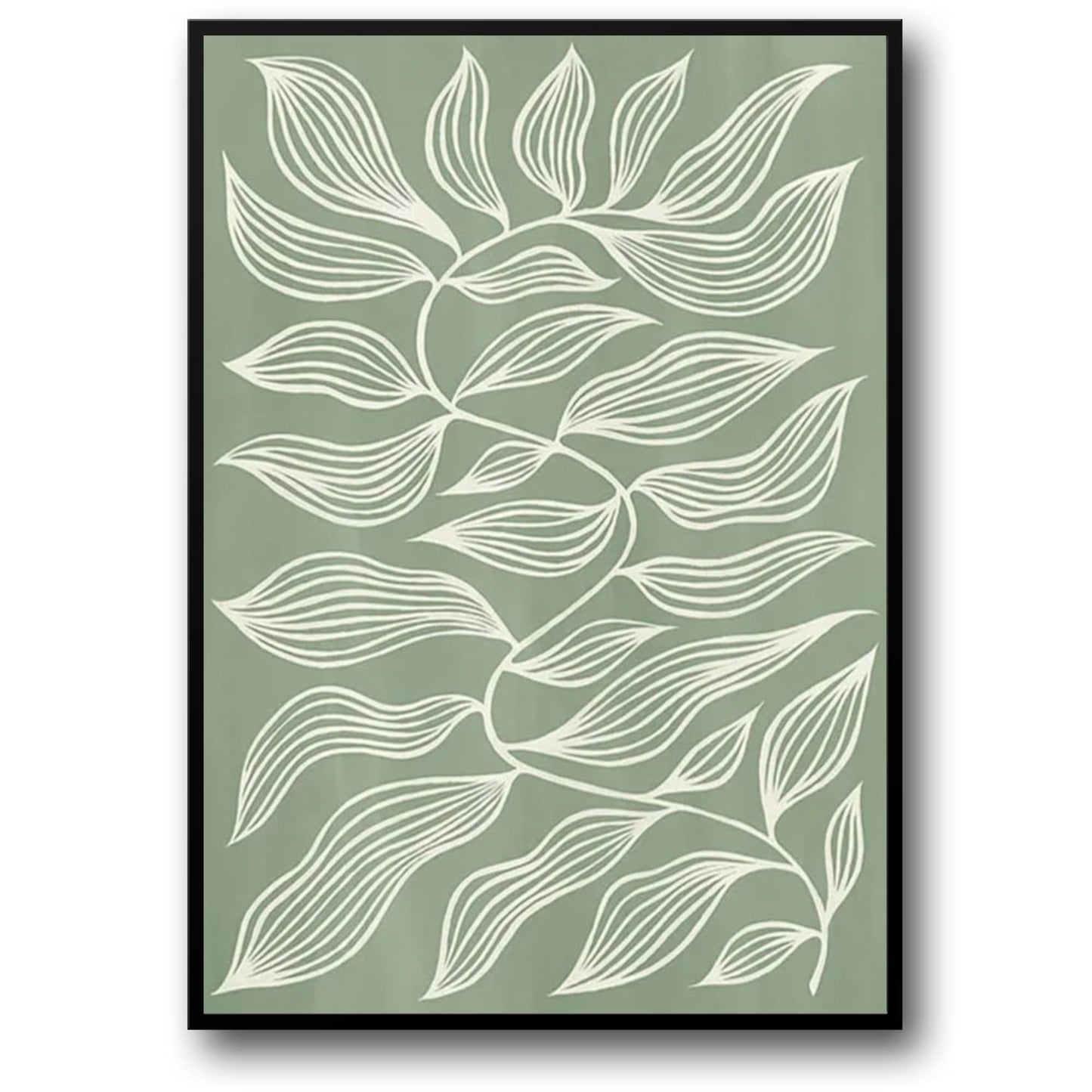 Erdverbundene Geometrie | Abstrakte grüne Formen | Modernes Design