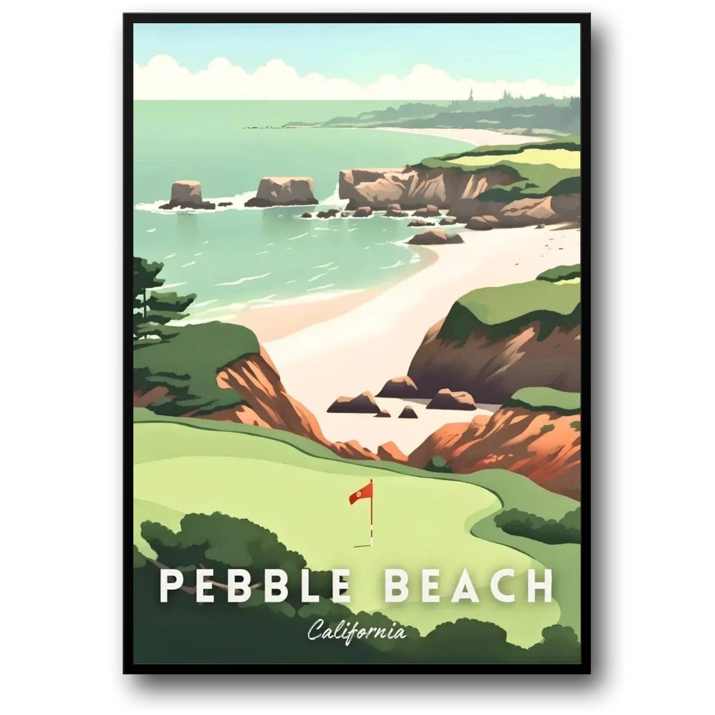 Pebble Beach Golf | Kalifornische Hommage