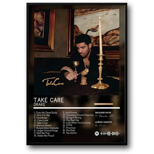 Drake Take Care | Iconische Albumhoes | Hip Hop Kunst