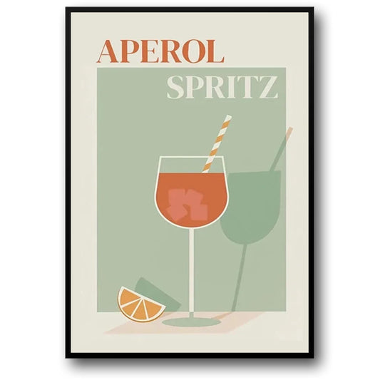Aperol Spritz | Cocktail | Iconic Poster Collection | Celebrating Artistic Expression Across Styles and Eras