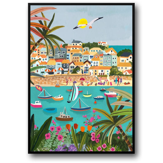 Abstrakte indische Landschaft