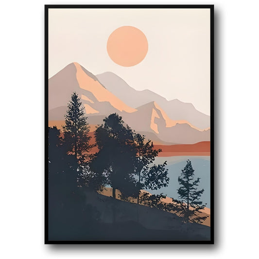 Berglandschap Duo | Natuur Kunst