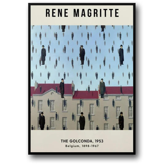 De Golconda 1953 | René Magritte Surrealistische Kunst