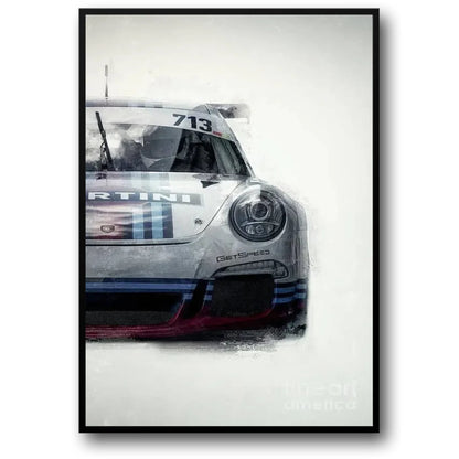 Martini Racing | Modern Sports Car | Vibrant Design