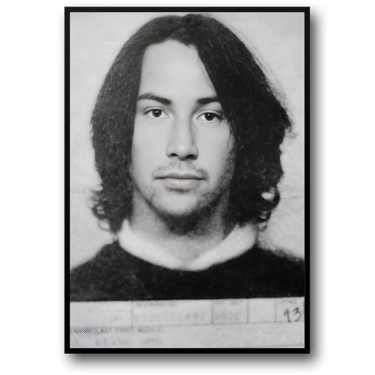Keanu Reeves | Vintage Mugshot