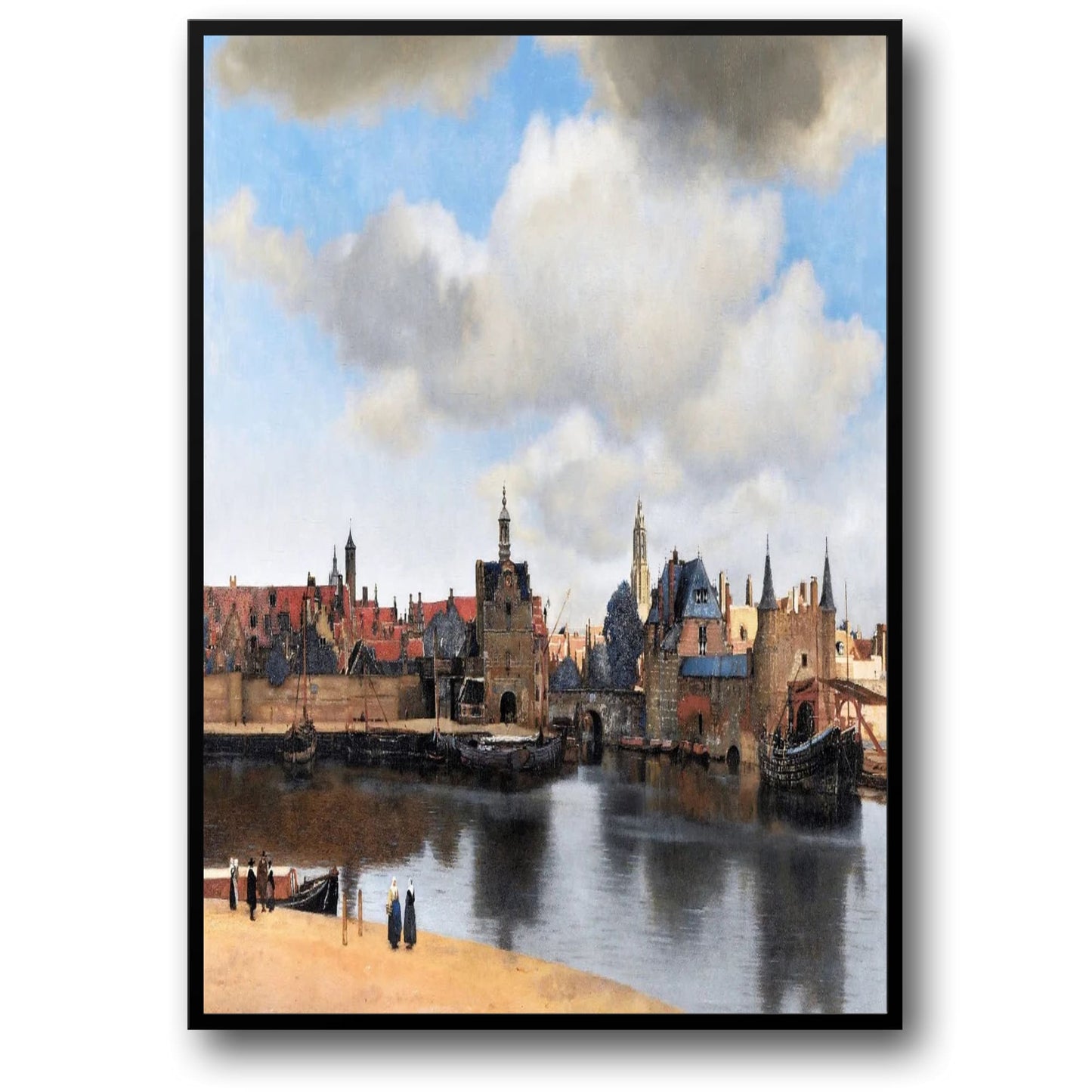 Rembrandt | View of Delft | Antique Dutch Landscape