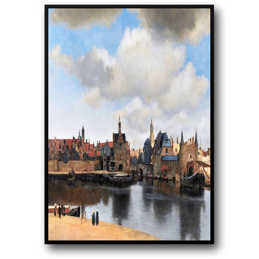 Rembrandt | View of Delft | Antique Dutch Landscape