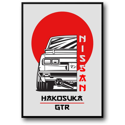 Nissan Hakosuka GTR | Klassieke Japanse Auto Kunst
