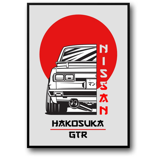 Nissan Hakosuka GTR | Klassieke Japanse Auto Kunst