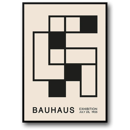 Bauhaus-Abstraktion | Moderne Wärme | Minimalistische geometrische Kunst