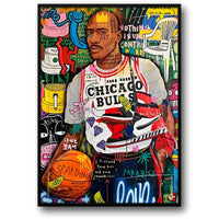 Chicago Bulls Graffiti | Michael Jordan NBA-Kunst