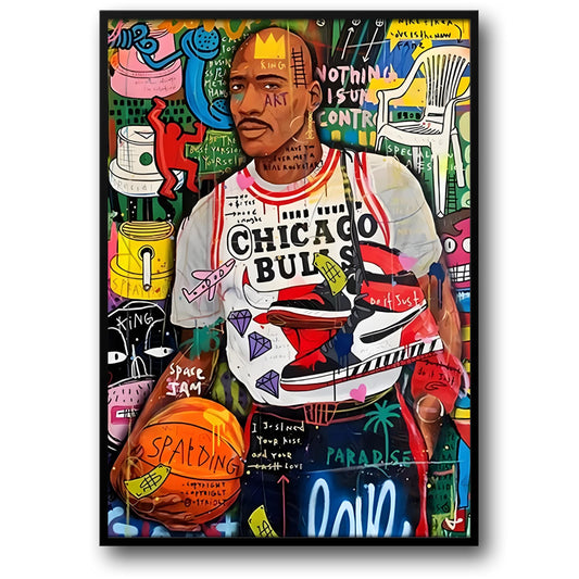 Chicago Bulls Graffiti | Michael Jordan NBA-Kunst