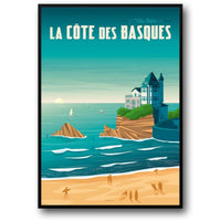 Die Côte des Basques | Kunst an der französischen Küste
