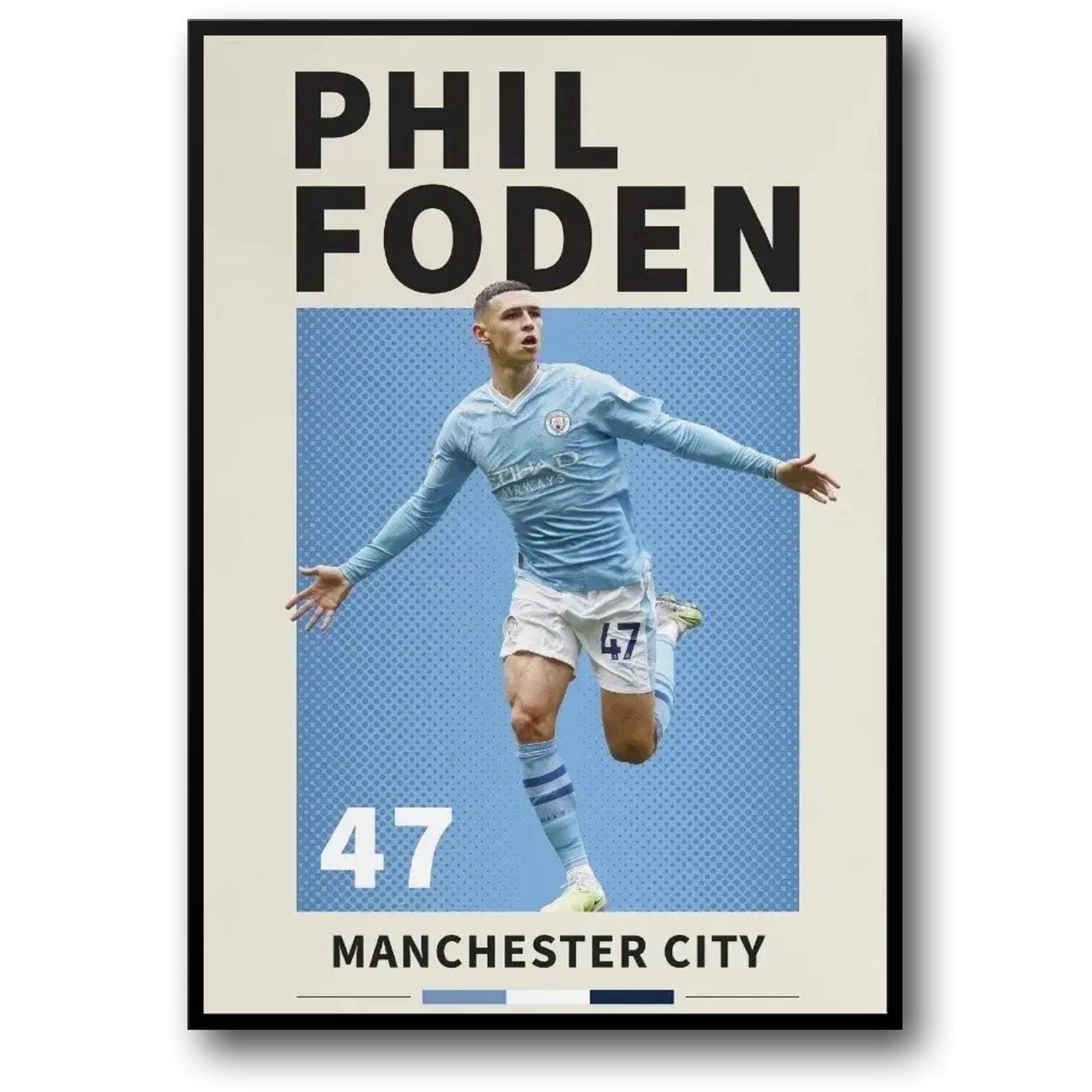 Phil Foden | Fußballstar-Kunstwerk