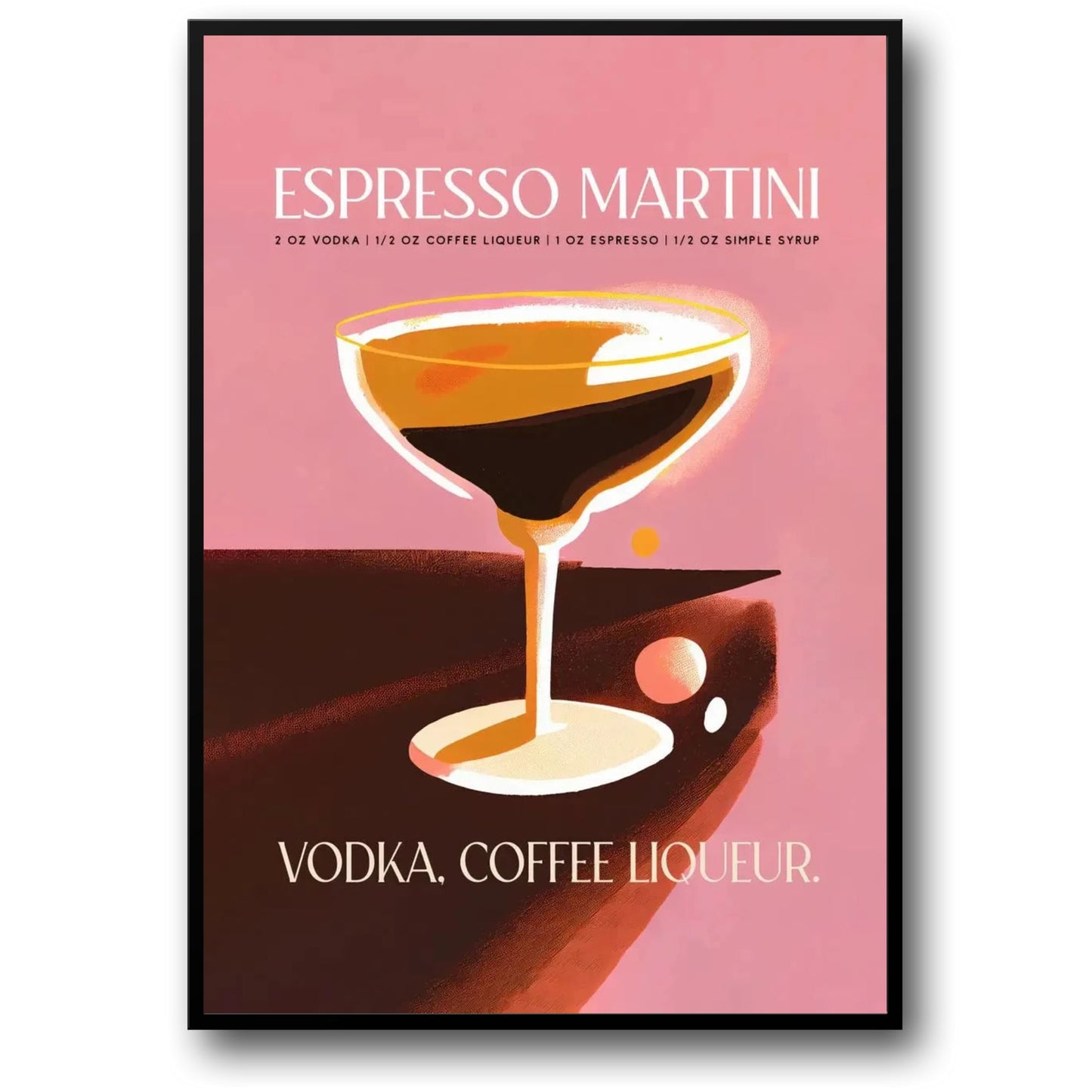 Espresso Martini | Cocktailparty-Motto | Elegante Dekoration