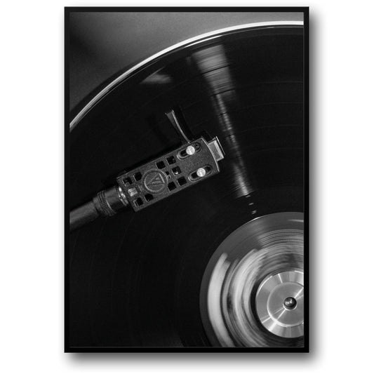 Retro-Schallplatten | Vintage-Musikdisplay