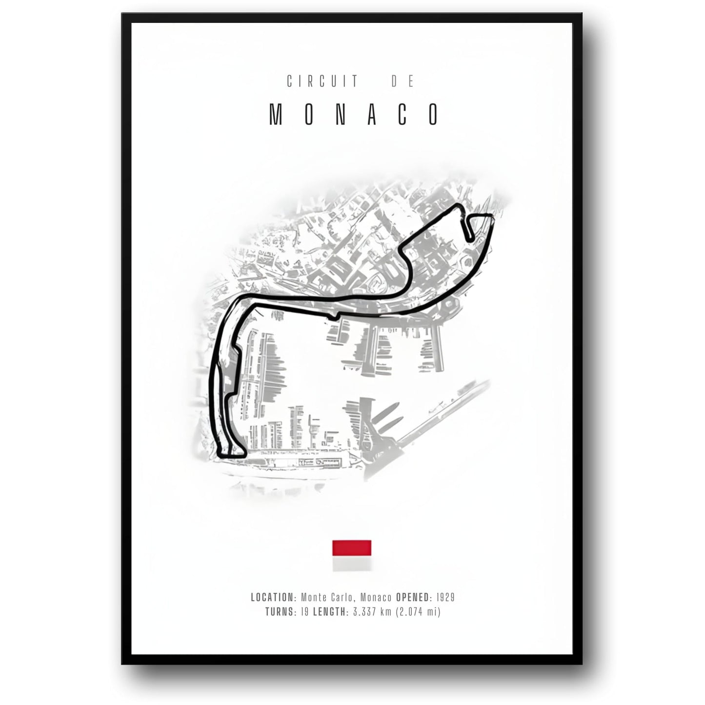 Monaco F1 Circuit Indeling