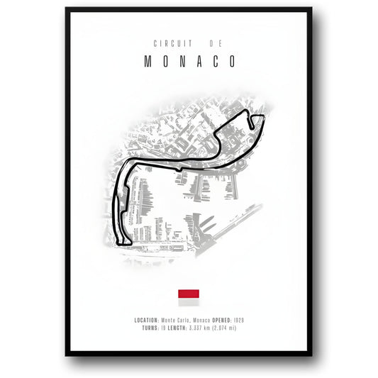 Monaco F1 Circuit Indeling