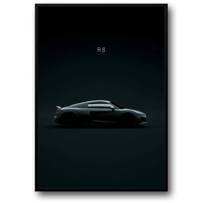 Audi R8 Poster | Tribute to Automotive Legends | Luxury Sports Car Art | Wall Decor