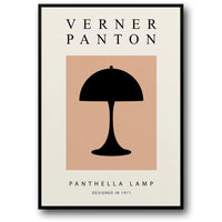 Panthella-Lampe | Kunstdruck im modernen Stil