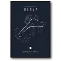 Streckenlayout der Formel 1 Monza | Rennstrecke