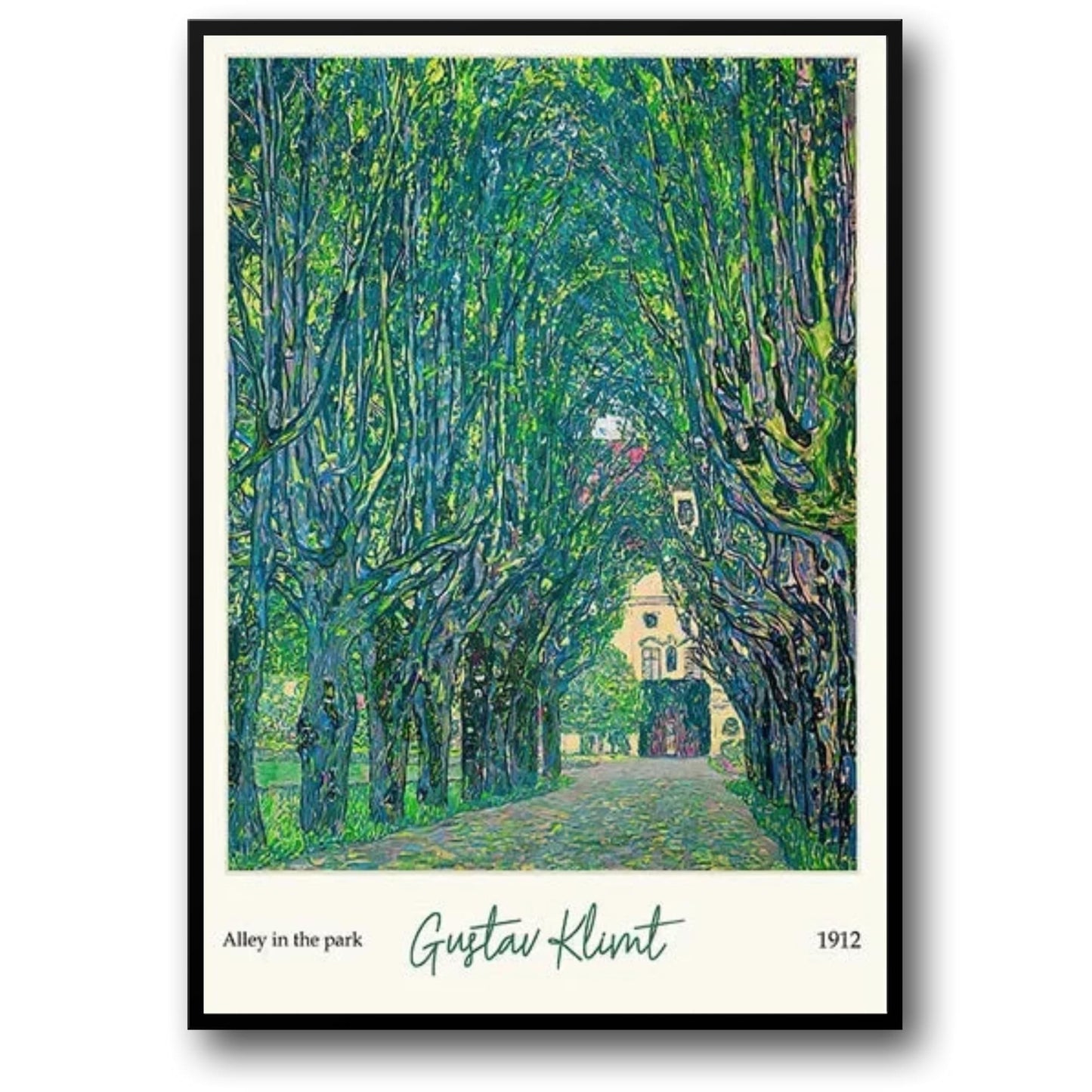Klimt | Laan naar Schloss Kammer | Schilderkunst Landschap