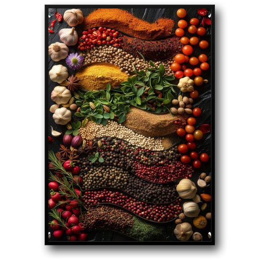 Vintage Kitchen Poster | Art of Spices